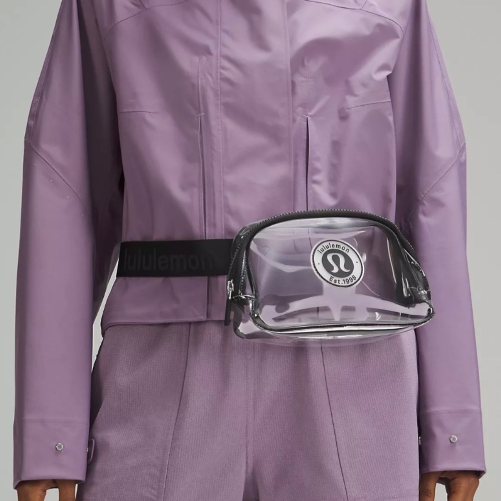 Lululemon Everywhere Belt Bag, Clear, Black